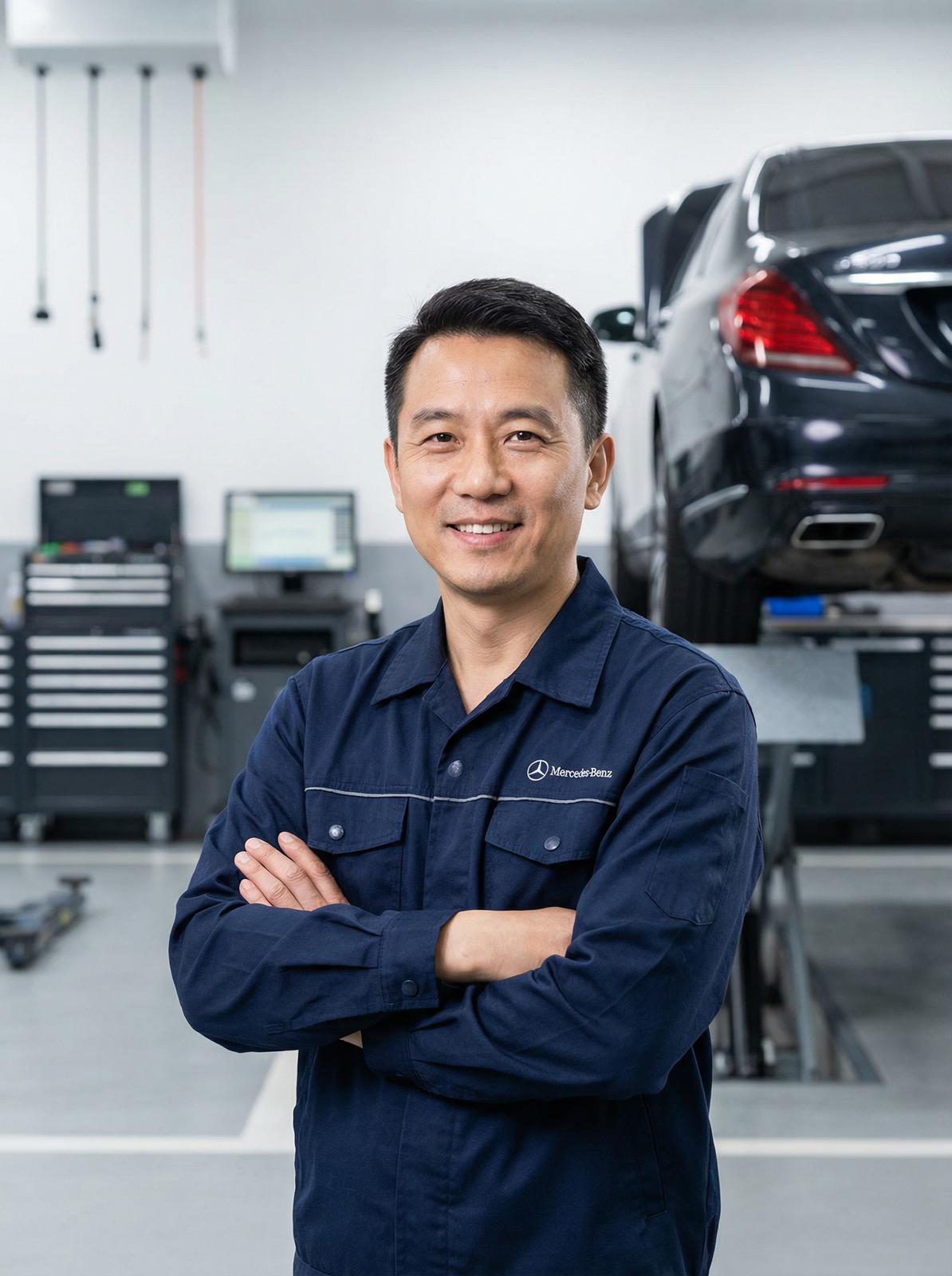 抖阴首席改装技师陈志远